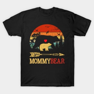 Mommy Bear Funny Vintage Gift Mother's Day T-Shirt